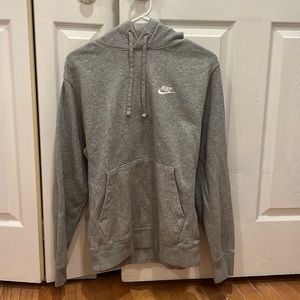Unisex grey nike hoodie